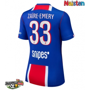 Paris Saint-Germain Warren Zaire-Emery #33 Kotipaita Naisten 2026-27 Lyhythihainen